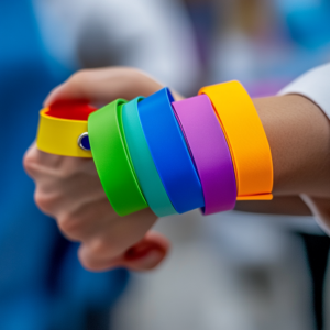 color coded wristbands
