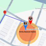 1C Emily Home map with Victor in threshold with warning
